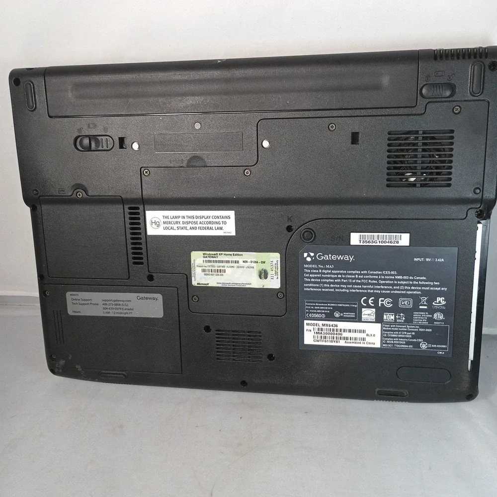 Gateway Laptop MX6436 for Parts Only